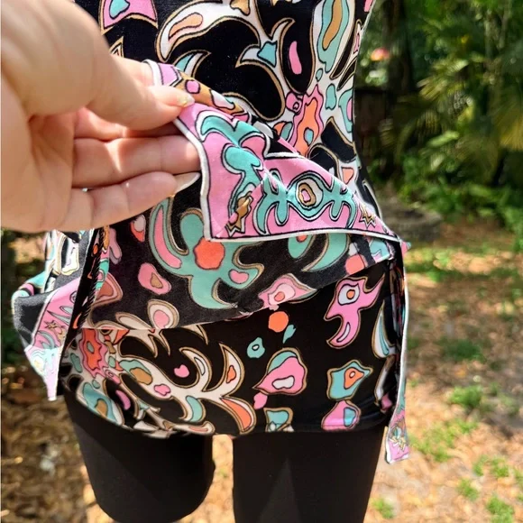 Vintage 1960s Pucci style Perfection Fit by Roxanne One Piece Swimsuit - Picture 4 of 11